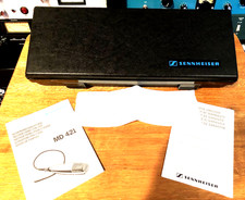 Sennheiser MD421 vintage microphone case/box