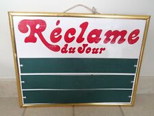 ancienne étiquette RECLAME DU