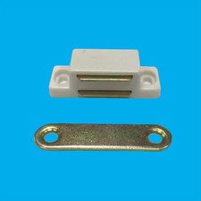 6x Blanc Magnétique