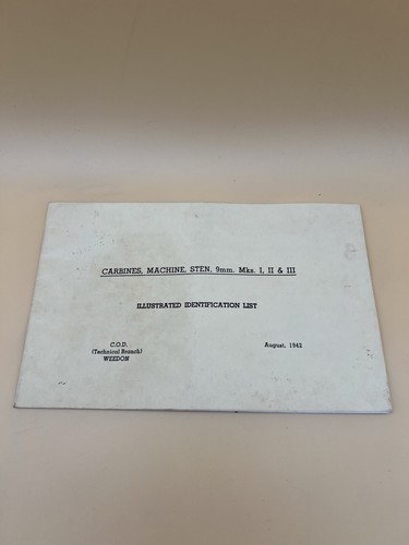 Carbines machine sten 9mm - sten,