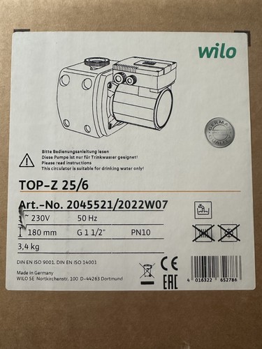Circulateur wilo top 6 - wilo, top-z