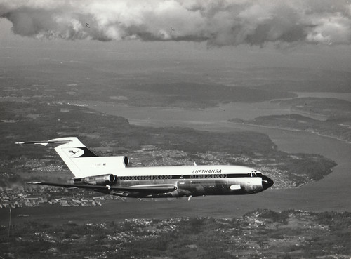 Lufthansa boeing 727 avion - lufthansa,