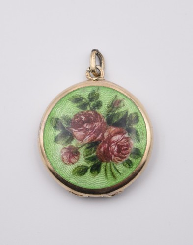 Pendentif porte photo vintage