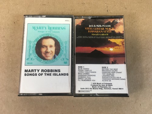 Hawaiian music cassettes - hawaiian,