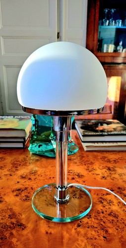 Lamp table art deco verre - lamp,