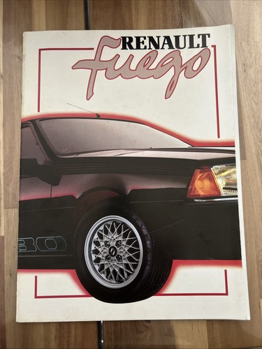 Brochure renault fuego - brochure,
