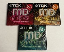 Lot X 3 Md Minidisc Mini Disc