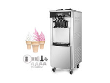 Machine à Glace Italienne Sorbetière Professionnel Crème Glacé Glace Molle 28L/H