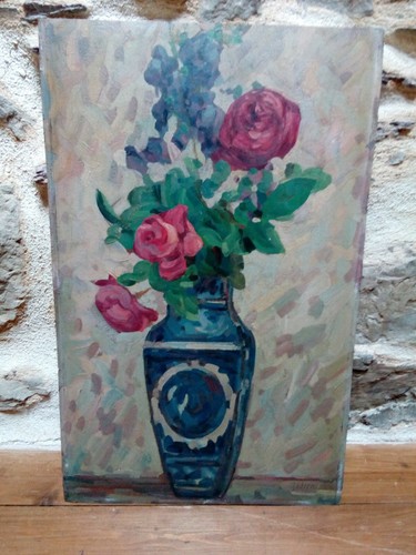 Bouquet fleurs huile - de, fleurs"