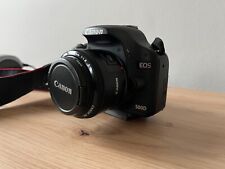 Canon EOS 500D 15.1MP DSLR Camera (Body with battery, charger and strap)