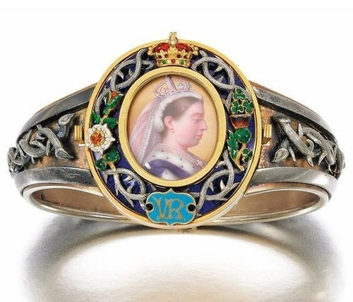 Bracelet émail queen - en,