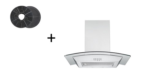 Hotte cuisinière murale - cuisinière,