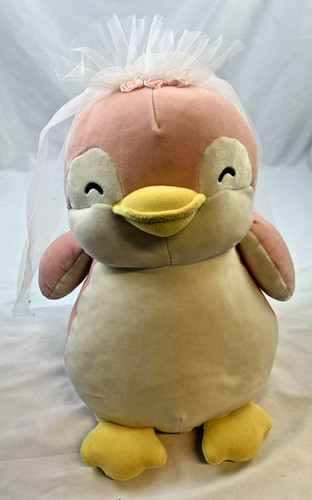 Mini peluche pingouin mariée
