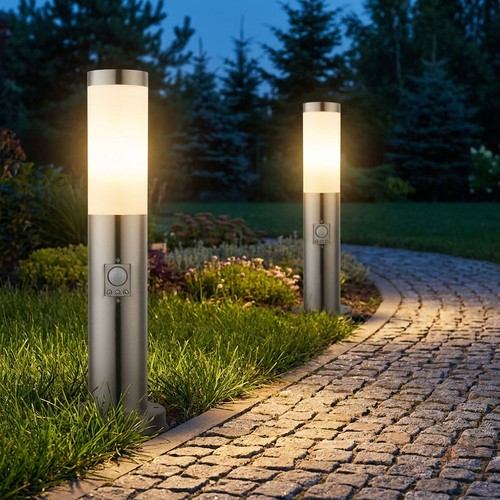 Lampadaire borne lumineuse - 2x,