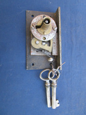 Serrure 2 clefs fer placage