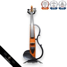 YAMAHA SV-100 Acoustic Silent Violin Japan SV100 4 Strings Brown Vintage Used JP