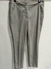 pantalon tailleur femme gris taille xs 34 fashion working girl