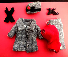 Barbie VTG tenue Career Girl #954 Mattel 1963/64 -BE, sans poupée