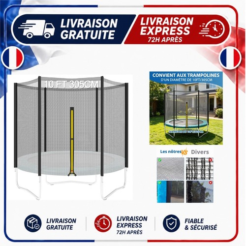 Filet sécurité trampoline - sécurité,