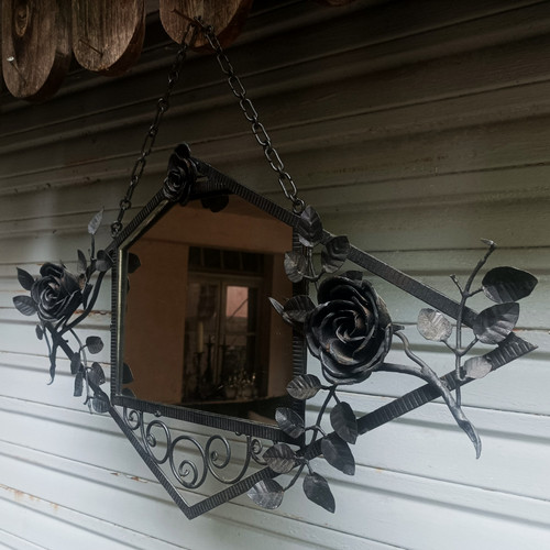 Important miroir mural fer - important,