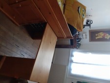 lit combiné enfant en pin massif 