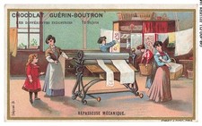 CAR-ADOP11-0931-CHROMOS - Guérin-Boutron Chocolate - Mechanical Ironer