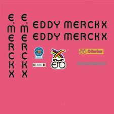 Eddy Merckx Criterium Bicycle Decals, Transferts, Autocollants - Noir N.250