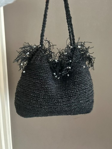 Sac main noir style - sac, noir,