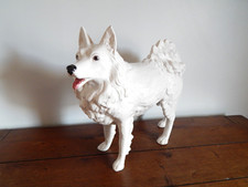 OLD Ridge ears SCULPTURE earthenware BAVENT? SPITZ DOG Lulu of Pomerania
