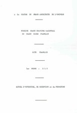 Rite Français - Rituel 1er