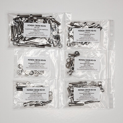 Honda 550 1977 1978 - cb, kit