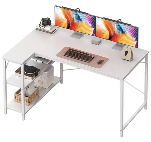 Bureau angle blanc shape - d'angle,