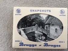 OLD BELGIUM NOTEBOOK OF 10 VIEWS OF BRUGGE BRUGES BELGIUM
