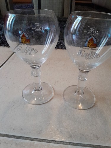 Lot verres bière leffe - de, 2
