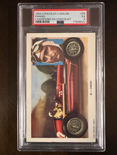 1952 CHOCOLAT L AIGLON FANGIO #25 CLUB CHOCOLAT AIGLON PSA 5 EX!