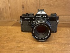 *READ : Exc+5* Pentax MX Black Film Camera SMC M 50mm F/2 Standard Lens From JPN
