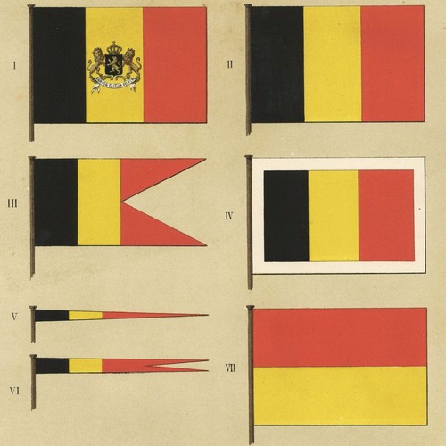 Marine drapeau belgique - drapeau,