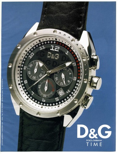 2004 montre dolce gabbana - &,