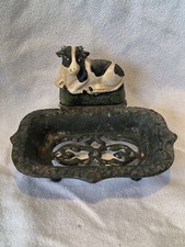 Porte Savon Ancien Vache