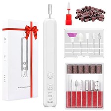 Ponceuse pour Ongles électrique Professionnel, 12 en 1 USB Rechargeable Lime ...