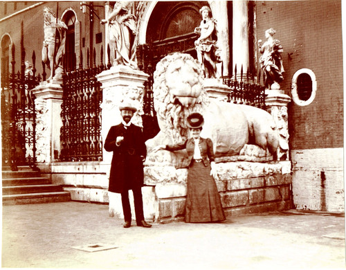 Italie 1906 venise couple - ,