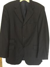 HUGO BOSS Astor Wool Charcoal Pinstriped 3 Button Suit Blazer Sport Coat 42 R