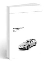 Volkswagen Golf 2019-2025 Notice d'utilisation Français