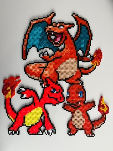 Pixel art perles a repasser - perles,