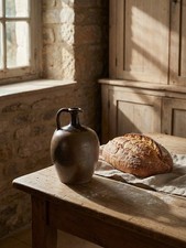 Cruche ancienne XIXe-XXe grès