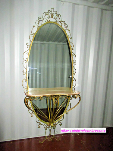 Grand miroir avec console - avec,