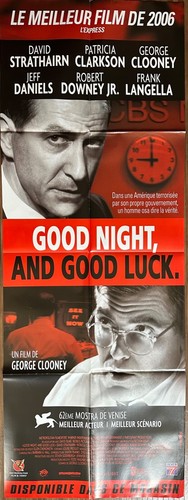 Affiche cinéma good night - night, and
