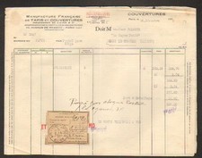 PARIS (VIII°) CARPET & BLANKET FACTORY ""formerly WOOL & Cie"" in 1935