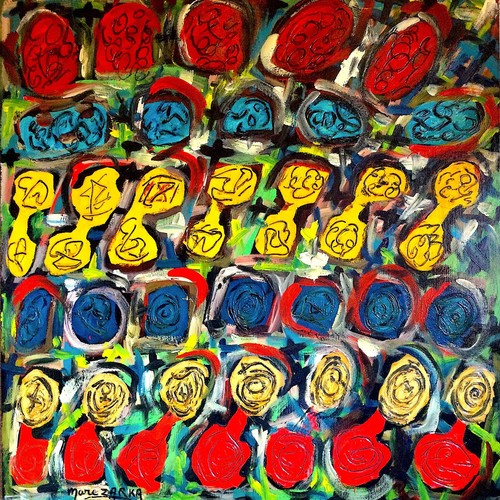 Tableau art brut - tableau,