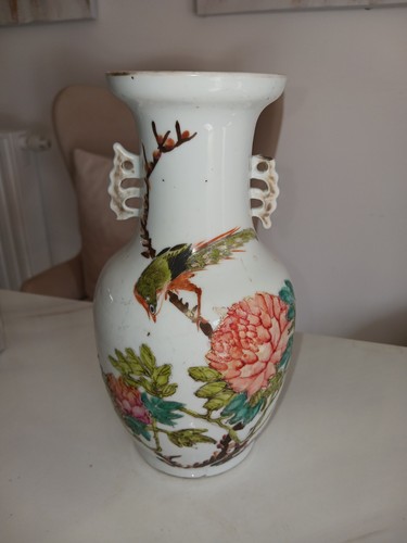 Vase porcelaine asiatique